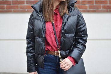 puchowa kurtka na zimę
