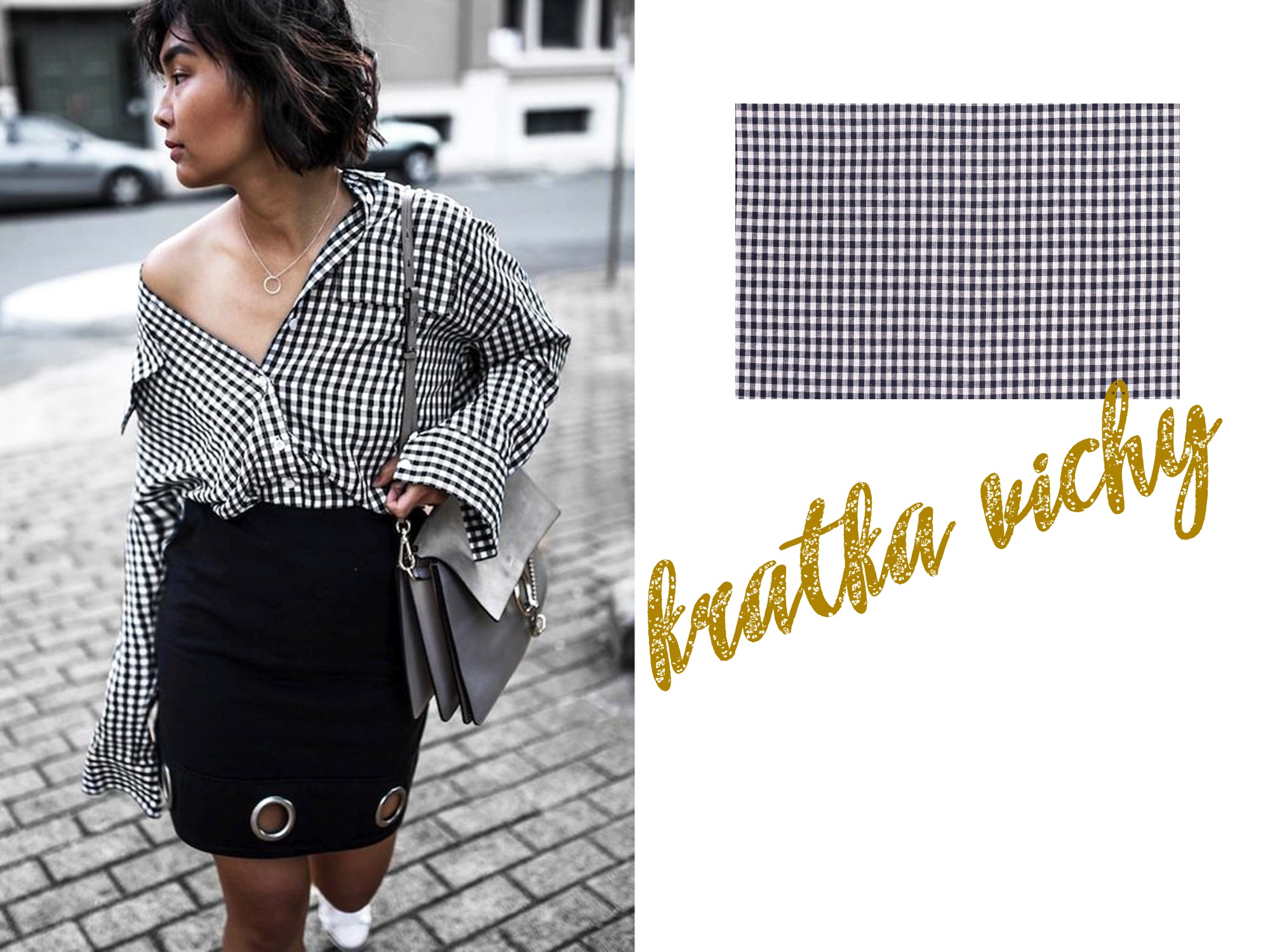 MODNY AKCENT TEGO LATA KRATKA VICHY