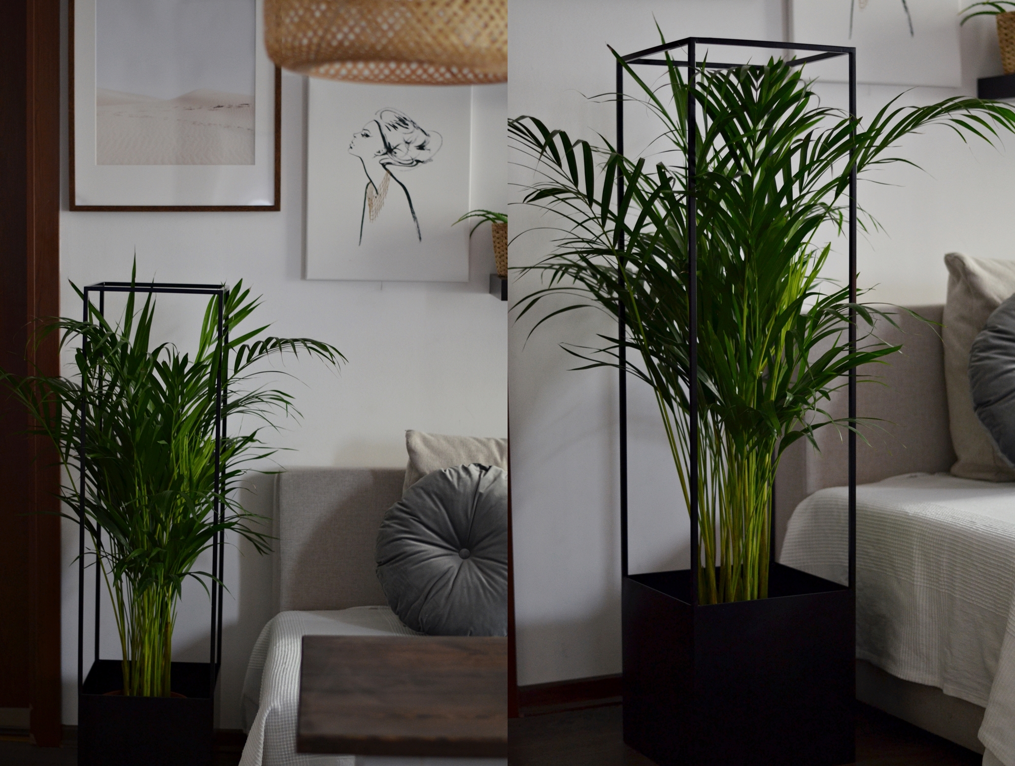 DONICA ZE STALI JAKO ŚWIETNY DODATEK W SALONIE