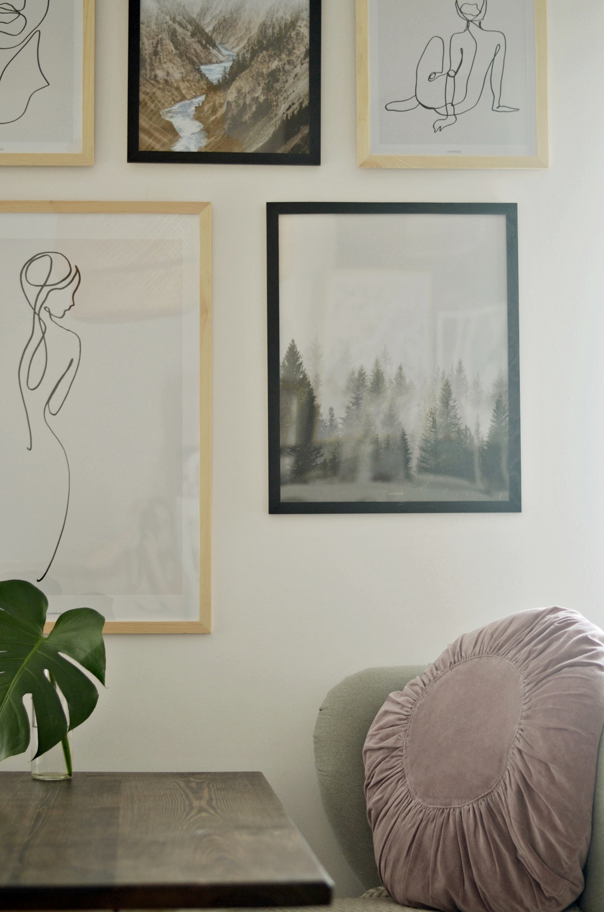 galeria obrazów w domu