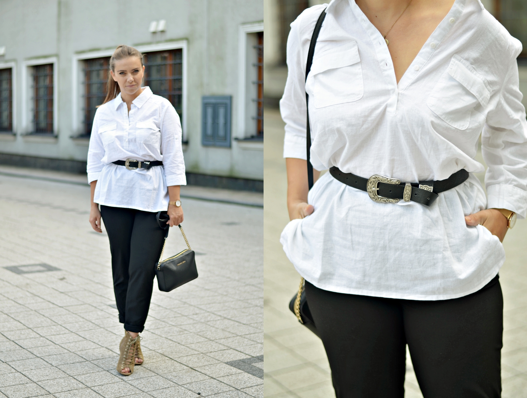 koszula bonprix biała koszula