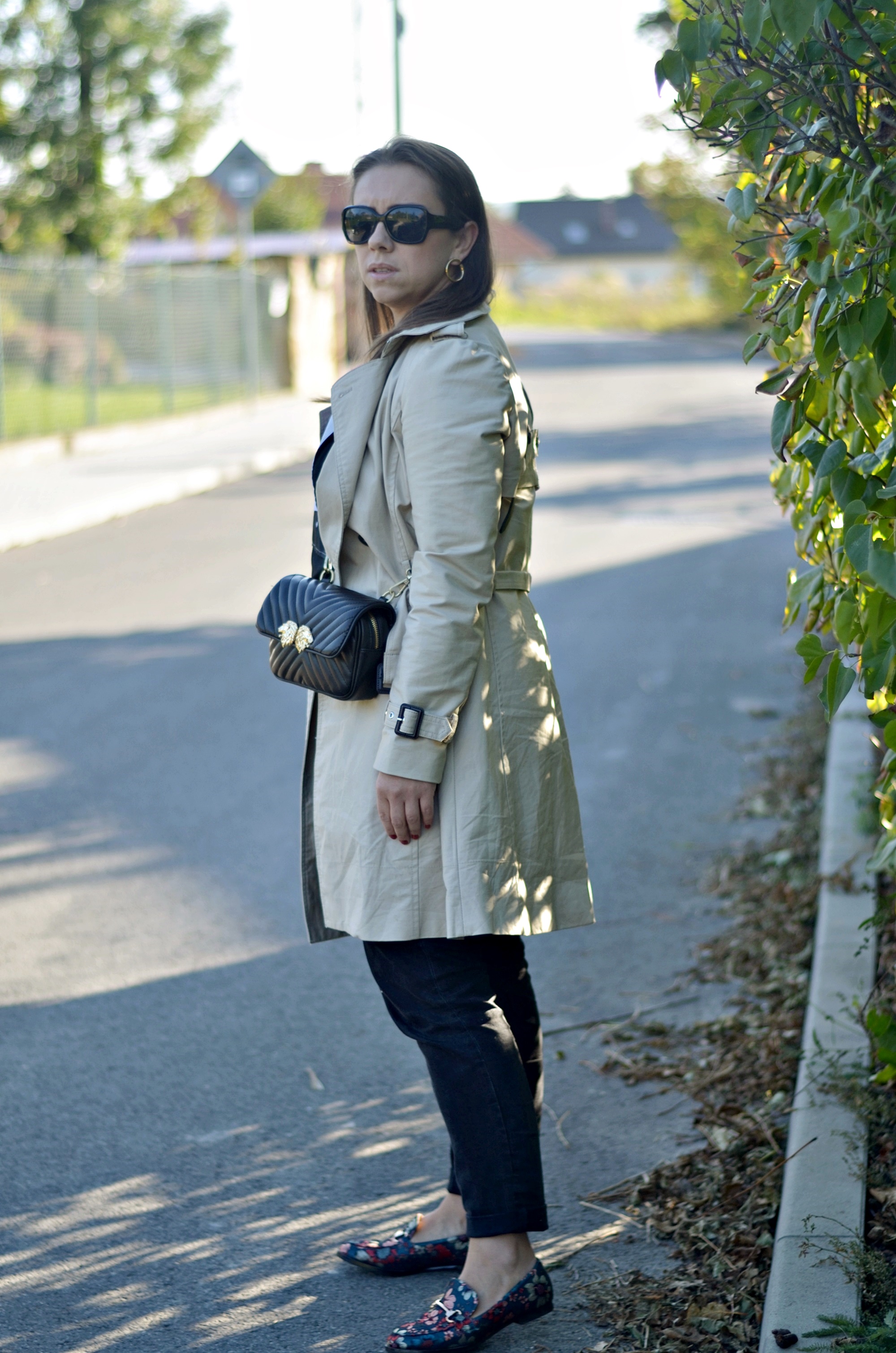 torebka zara buty w kwiaty