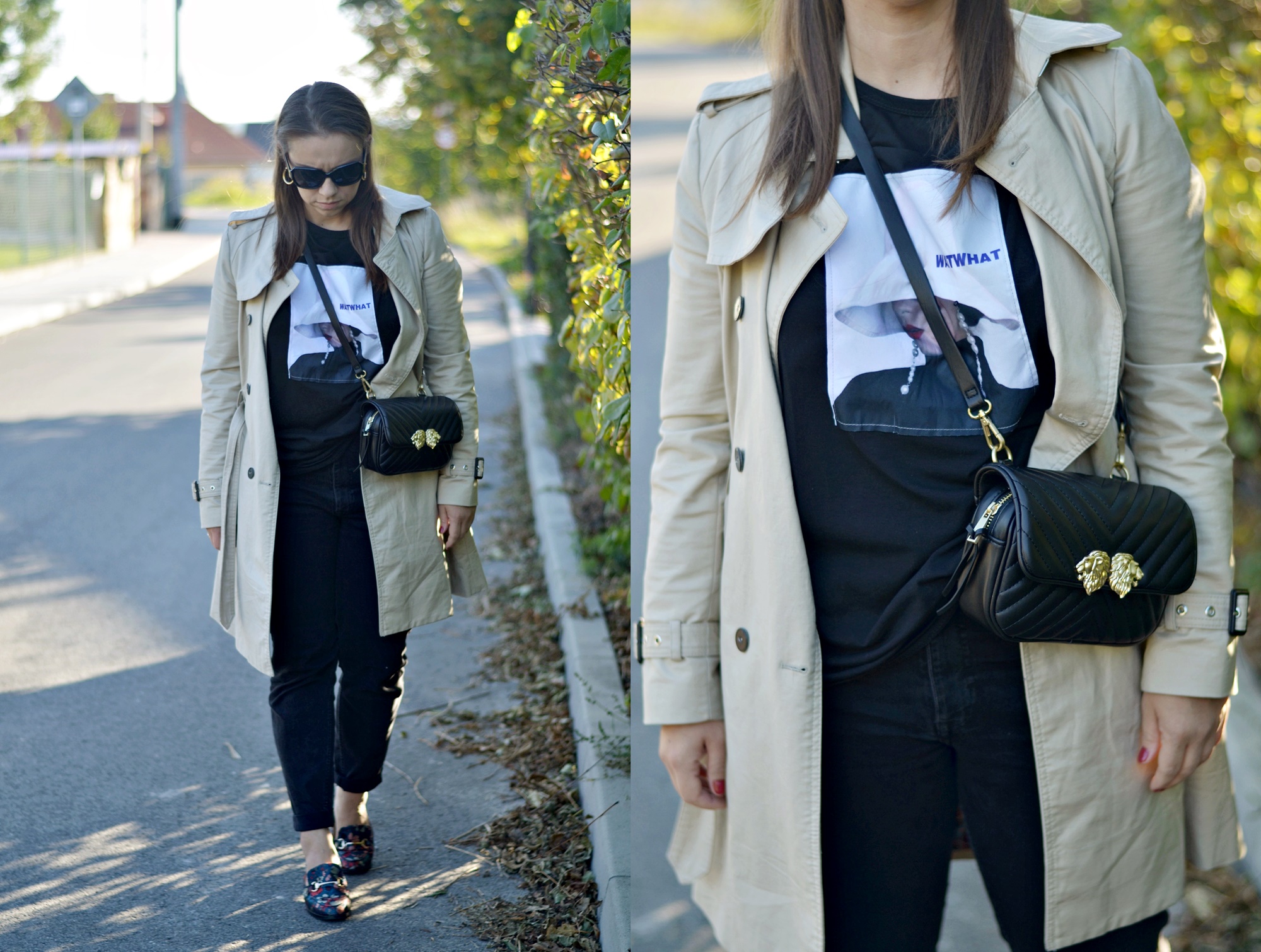torebka zara stylizacja z czarnym T-shertem