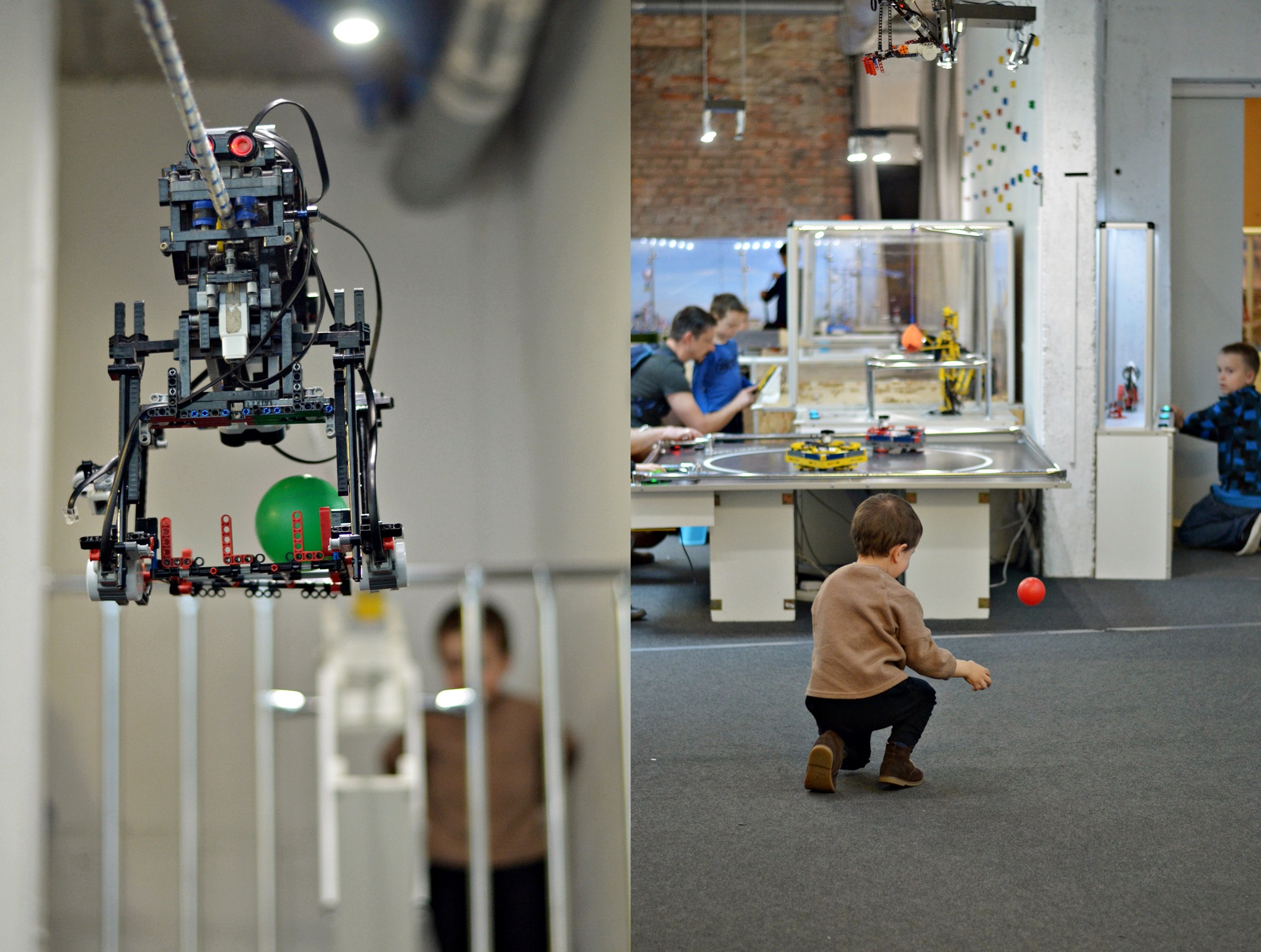 wystawa robotów z klocków lego kraków Klockoland Mikołajska 13