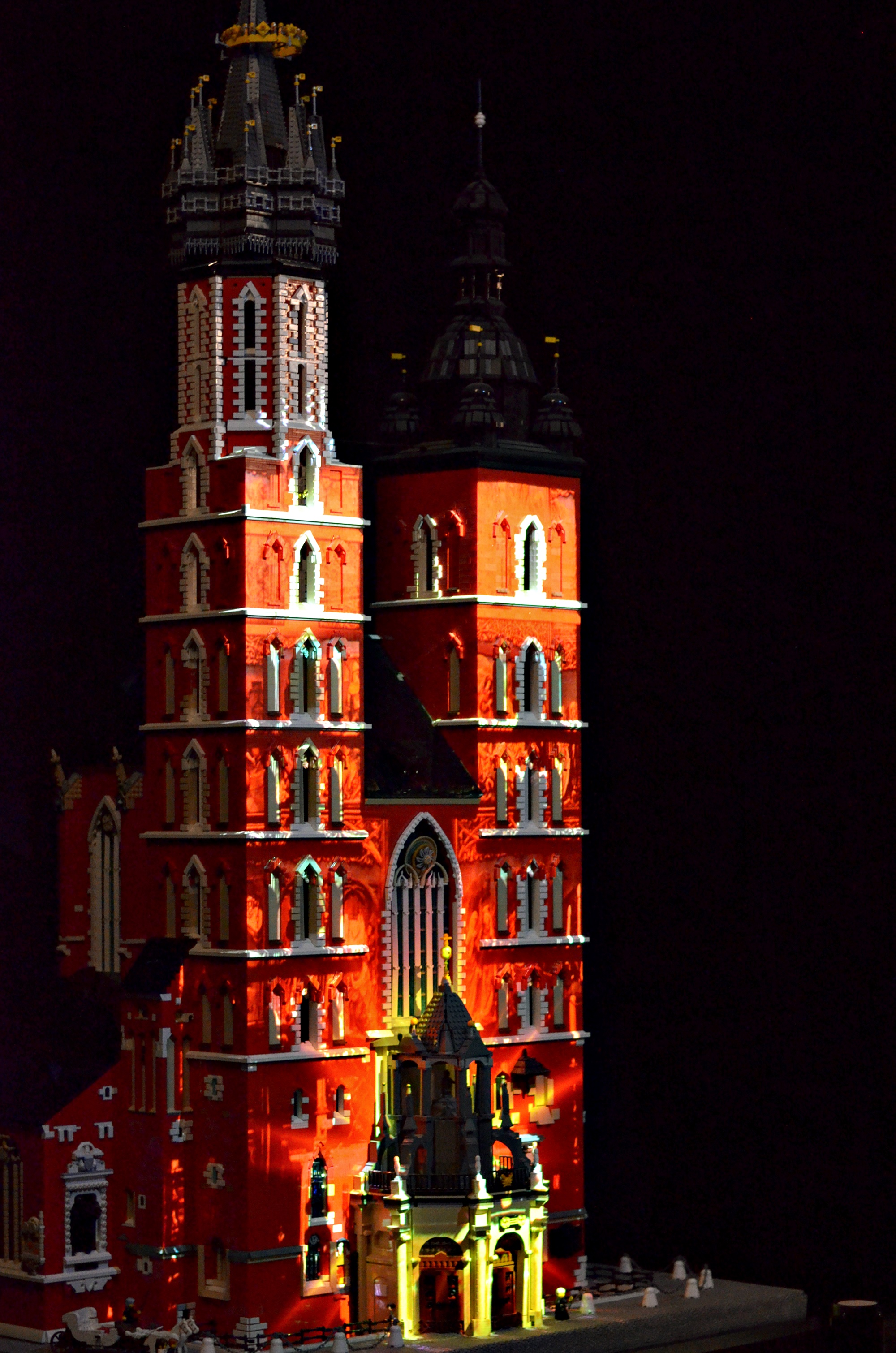 Kościół Mariacki z klocków Kościół Mariacki Kraków