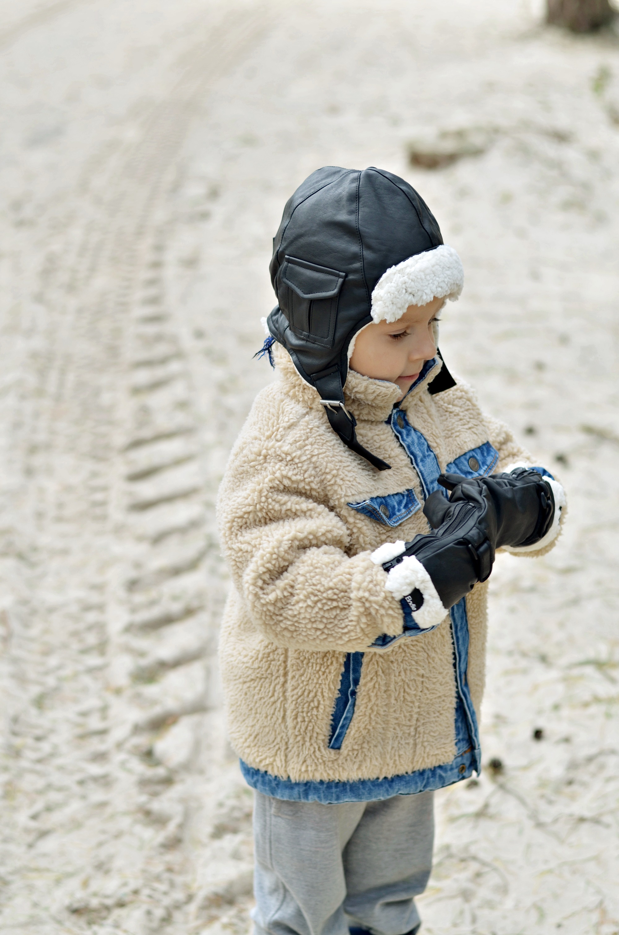 czapka dla chłopca na zimę