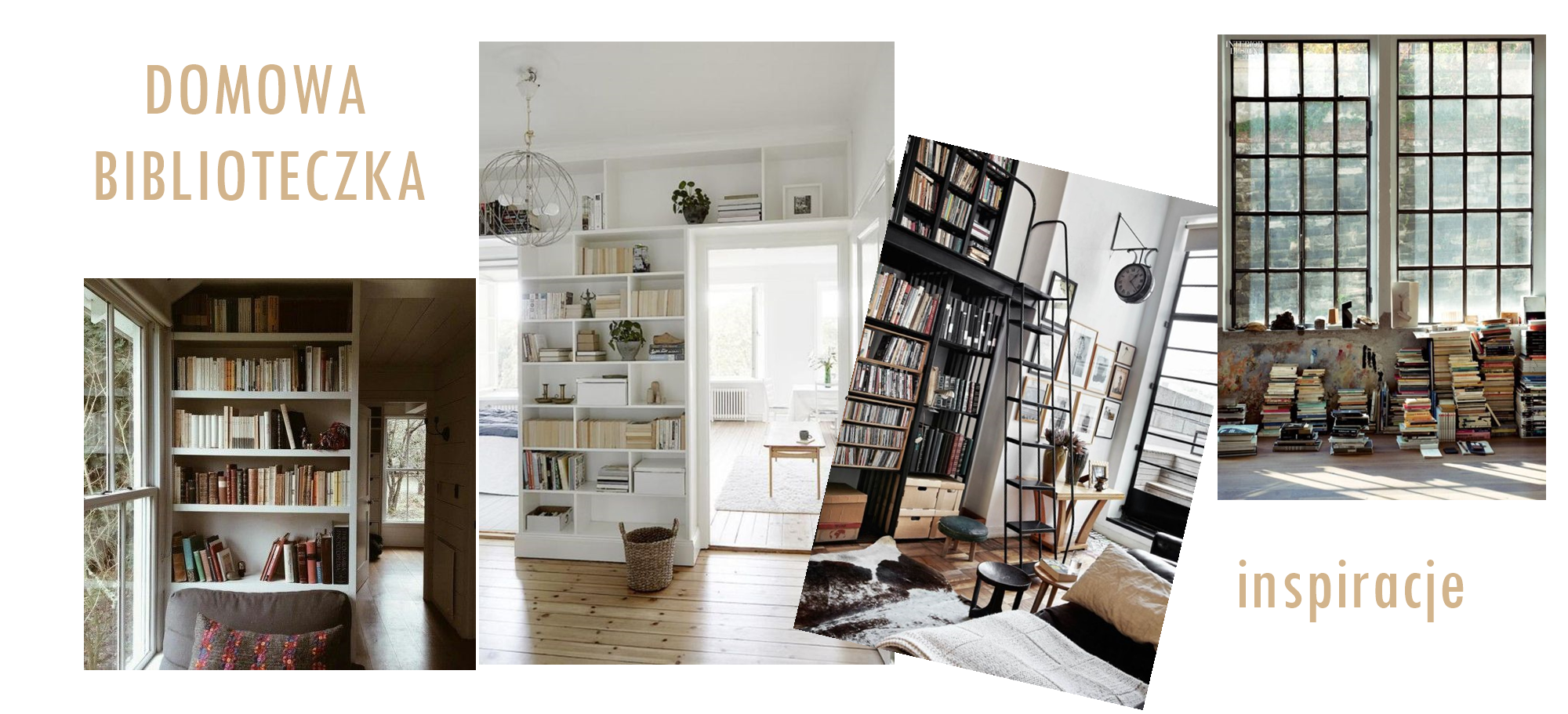 biblioteczka w domu