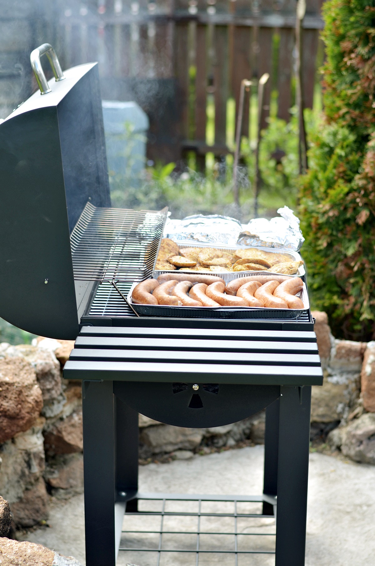 ogrodowy grill grill do ogrodu