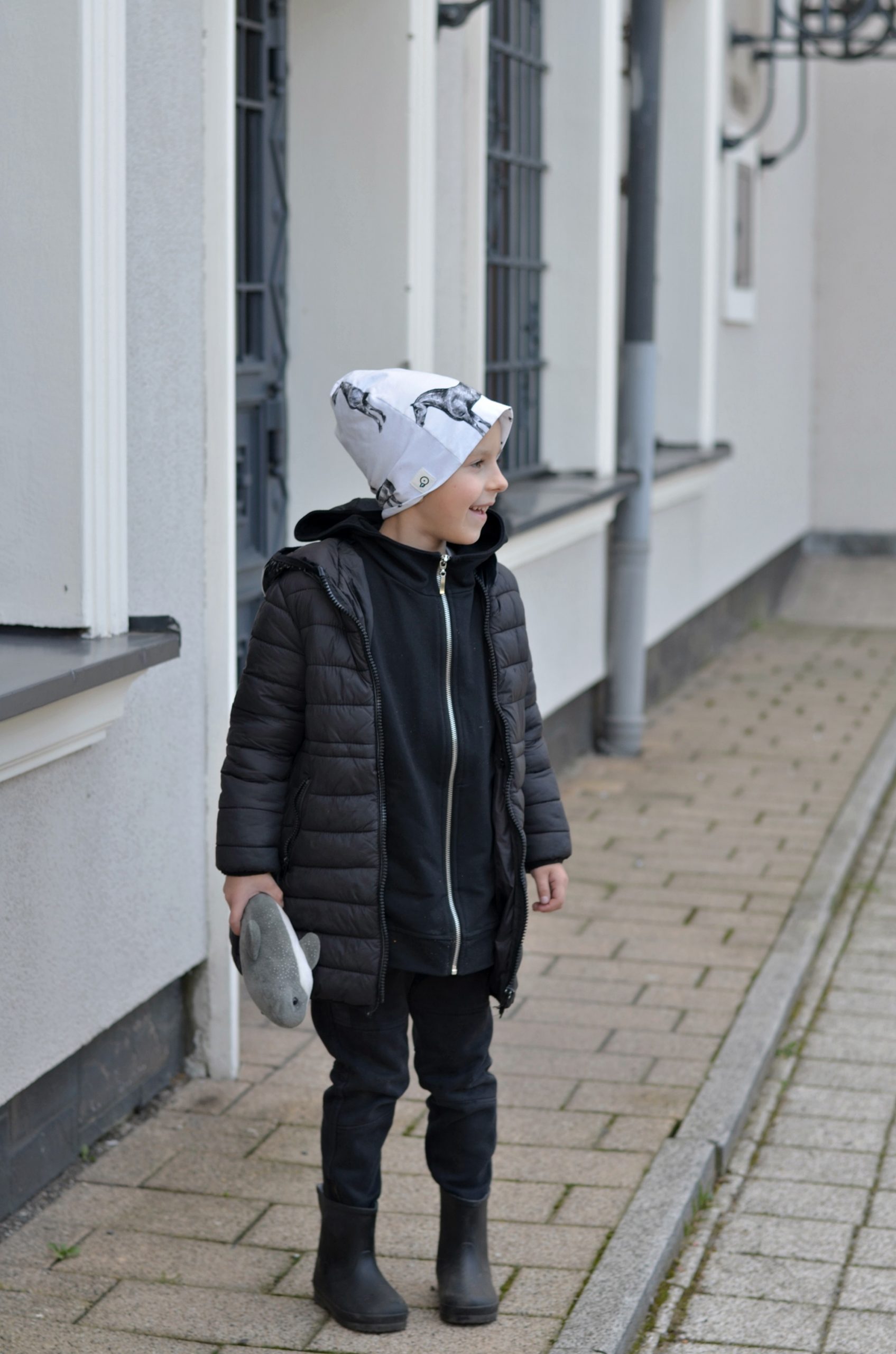 bluza chłopięca zasuwana czarna bluza dziecięca