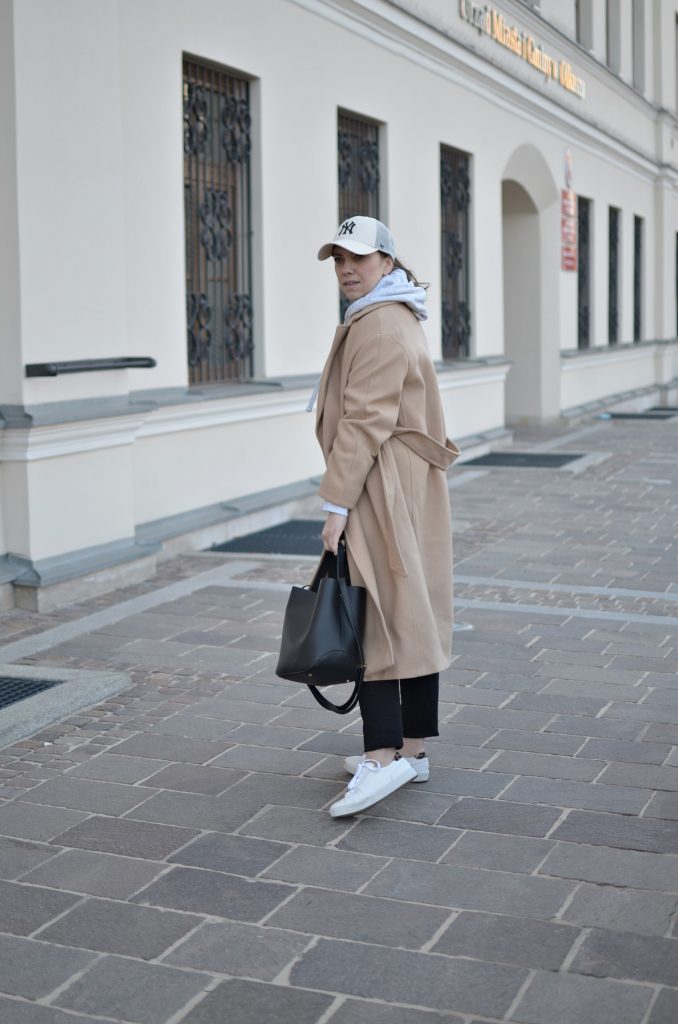 trampki zara PŁASZCZ W SPORTOWEJ STYLIZACJI