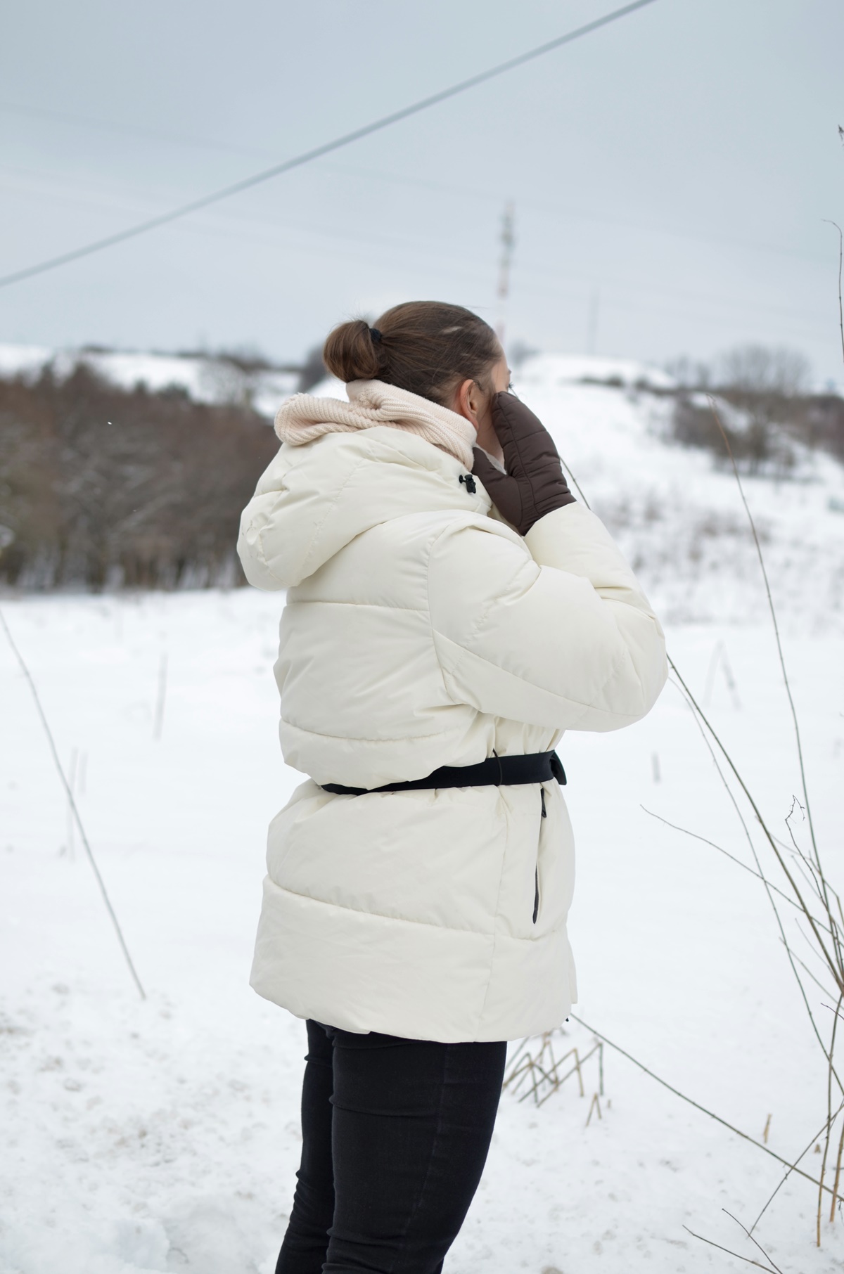 ciepła zimowa kurtka