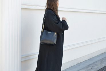 CZARNE MOKASYNY Z KLAMRĄ